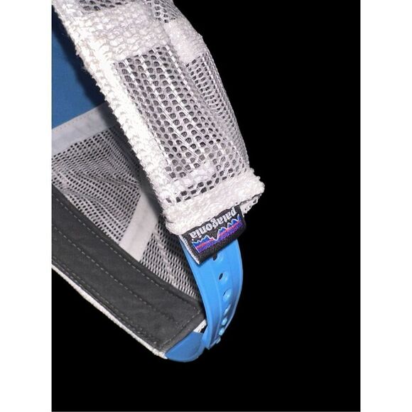 VERY NICE UNISEX PREOWNED PATAGONIA GREY BUFFALO TRUCKER HAT ADJUSTABLE Mountain - Picture 7 of 8